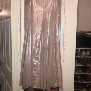Shimmer silver dress